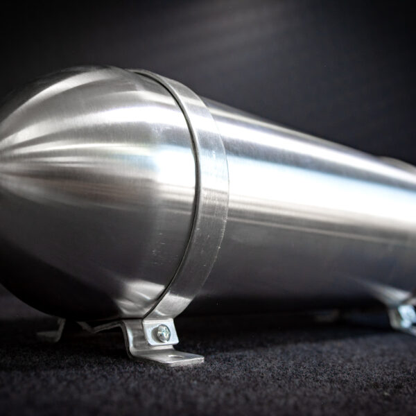 Second image of Aluminiowy zbiornik na sprężone powietrze - 11 litrów - SZCZOTKOWANE ALUMINIUM