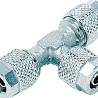 Trójnik skręcany typu T do węża fi 6×4 mm