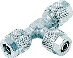 Trójnik skręcany typu T do węża fi 6×4 mm
