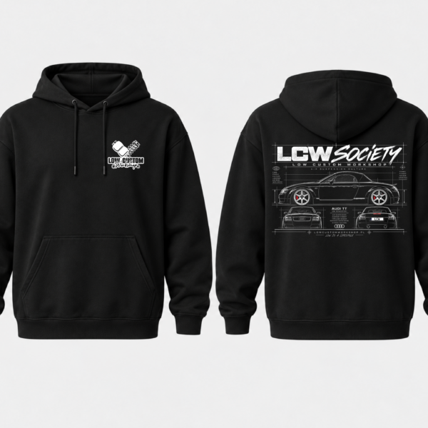 LCW Society – Bluza z kapturem OVERSIZE AUDI TT 8N Roadster  - Unisex