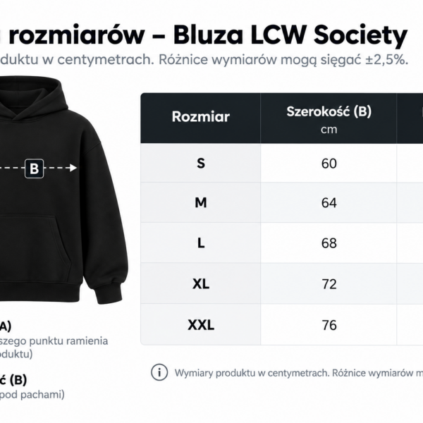 Second image of LCW Society – Bluza z kapturem OVERSIZE AUDI TT 8N Roadster  - Unisex